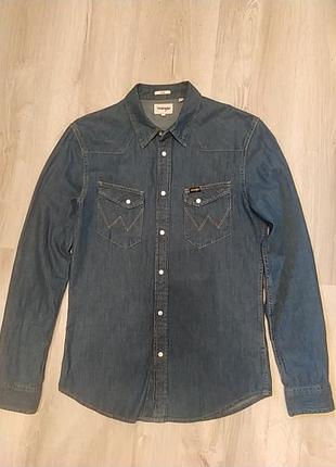 Wrangler джинсовая рубашка сорочка