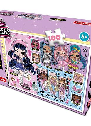 Пазлы l.o.l. surprise tweens collection 100 элементов картонные развивающие для детей 5 лет