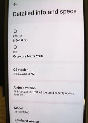 Смартфон xiaomi poco m6 pro 8/256gb blue 3