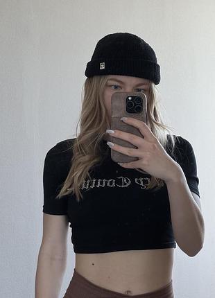 Коротка шапка біні obey one size унісекс