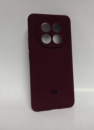 Чехол для xiaomi redmi note 15 4g, lakshmi logo, мягкий, противоударный, софт тач, бордовый