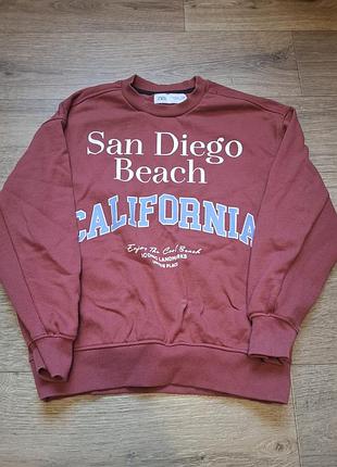 Свитшот zara, california