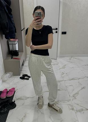 Штани сірого кольору h&m