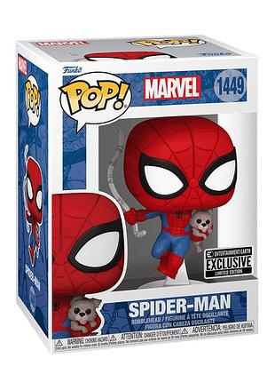Ігрова фігурка funko pop! серії людина-павук - людина-павук із собакою