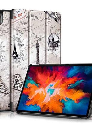 Чехол книжка для планшета lenovo tab p11 и p11 plus tb-j606f j616f j607f париж