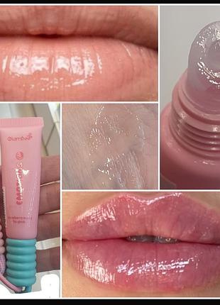 Glambee emotions strawberry mood lip gloss полуничний блиск — олія для губ