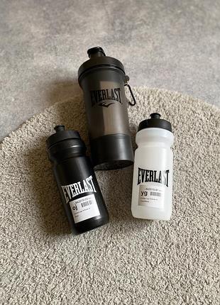 Everlast logo water bottle оригінал нова пляшка бутилка бутилочка пляшечка для води шейкер для залу спортзалу спорту бігу спортивна smart shaker