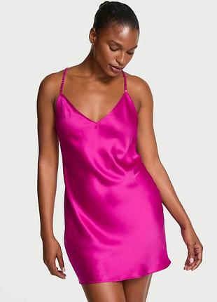 Пеньюар жіночий сатиновий victoria’s secret оригінал розмір s
