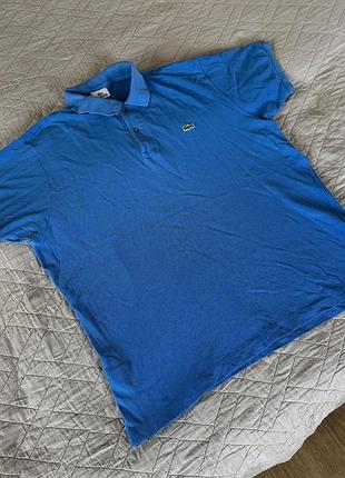 Чоловіча футболка lacoste. блакитна чоловіча футболка поло
