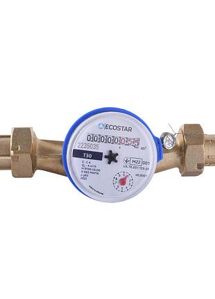 Счетчик холодной воды ecostar dn20 3/4| l130 e-c 4,0