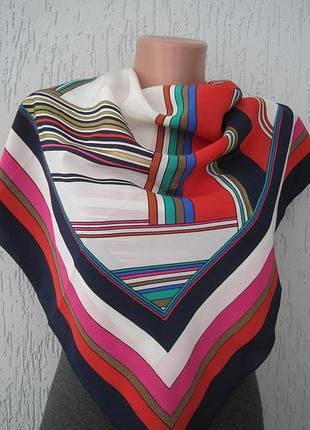 Вінтажна хустка натуральний шовк pierre cardin