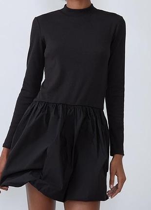 Платье zara m  плвтье с юбкой колокольчик