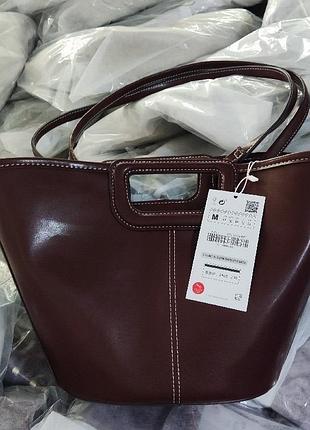 Обʼємна сумка сумка zara