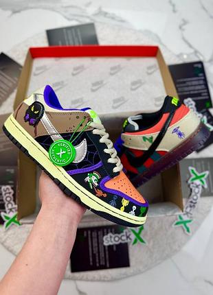 Sb dunk low x halloween custom