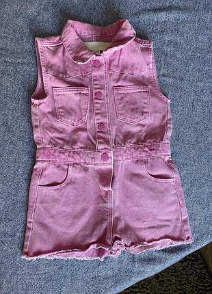 Джинсовий комбінезон zara 86