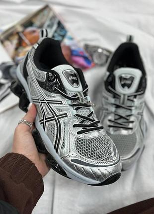 Р.42,43,44 кроссовки asics gel-quantum kinetic silver black артикул 0807