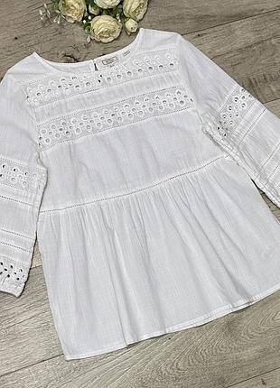 Блуза с прошивкой fat face (marks&spencer), р.s-m