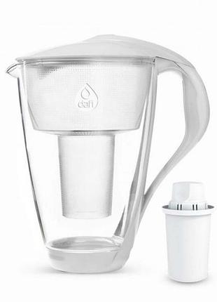 Фильтр-кувшин dafi crystal classic 2.0 led белый