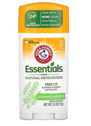 Дезодорант-стик arm&hammer essentials розмарин-лаванда 71г