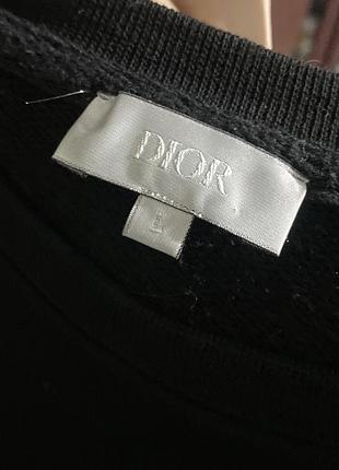 Чорний світшот dior 3