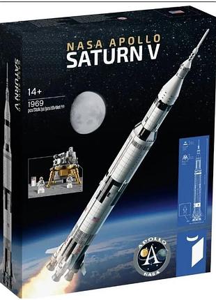 Конструктор дітячий, ракета 1 м., сатурн 5