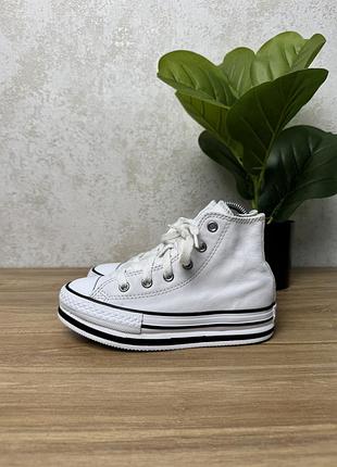 Дитячі кеди converse натуральна шкіра розмір 29