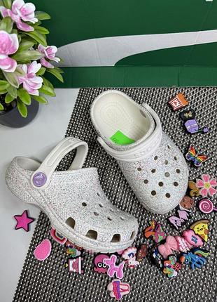 Оригинальные шлепанцы крокс crocs + джибитсы на выбор