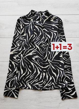 1+1=3 🎁 легка сорочка у принт зебри від zara