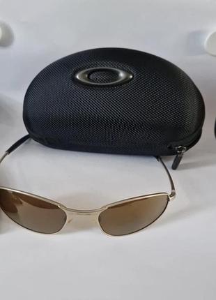 Oakley a wire 2.0 platinum gold iridium очки
