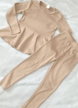 Костюм, комплект двойка shein 
штани + кофта, р.100, 3-4рочки