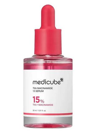 Сыворотка для лица с транексамовой кислотой и ниацинамидом medicube txa niacinamide 15 serum 30 мл