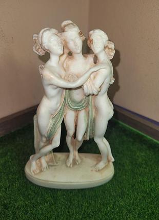 Статуэтка «три грации» (the three graces), греция, 13 см