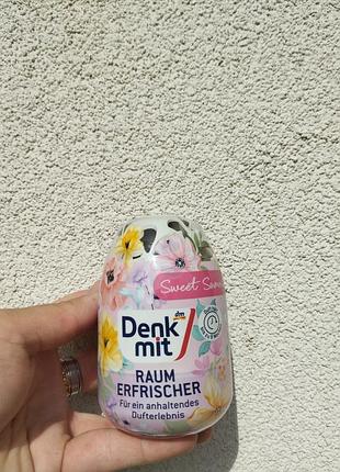 Декоративний освіжувач повітря denkmit sweet summer 150 мл аромат троянди та жасмину
