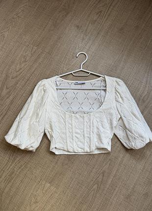 Топ кофтинка zara