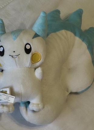 Vintage, 2007 -pokemon center pachirisu - мягкая игрушка покемон пачириса - белка с звуковыми эффектами - 25 х 30 см
