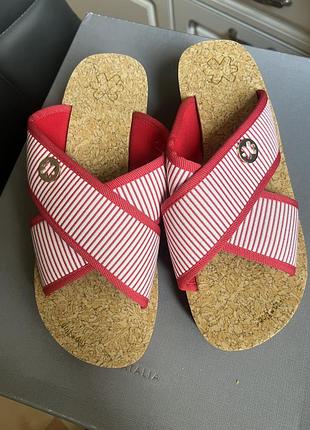 Шлепки жіночі flip-flop на танкетці, платформі, розмір 38