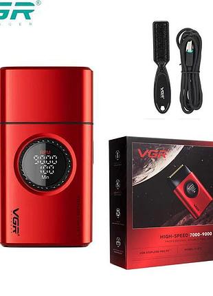 Электробритва vgr v-377 red шейвер