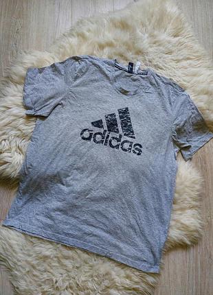 🩵💜💚 крута базова футболка батал  adidas