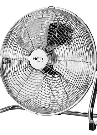 Вентилятор напольный neo tools 90-009 nt09 профессиональный, 30см, 50вт, кнопки, двигатель медь 100%, серебристый