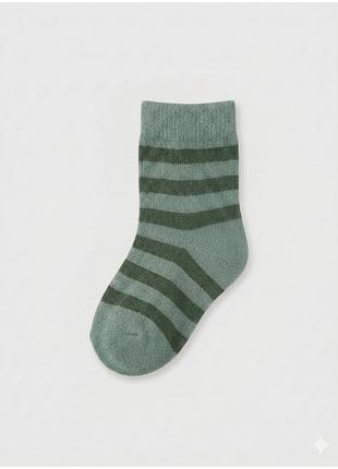 Носки хлопковые высокие для мальчика lupilu lycra® 450718 19-22 зеленый