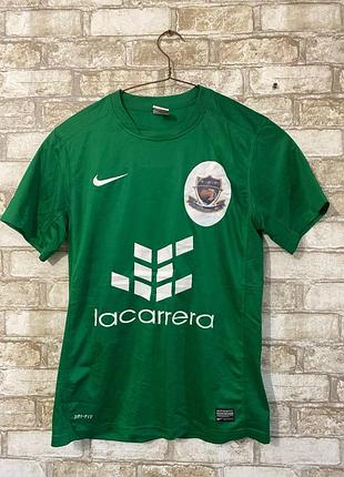 Зеленая футболка nike dri-fit (размер указан м)