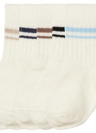 Носки набор 5 пар. для мальчика lupilu lycra® 450718 19-22 белый
