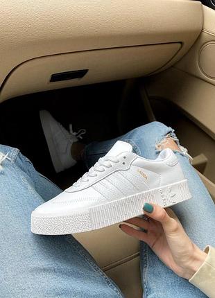 Adidas samba white premium 3