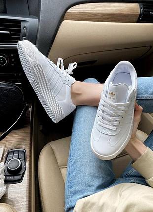 Adidas samba white premium 4