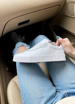 Adidas samba white premium 6