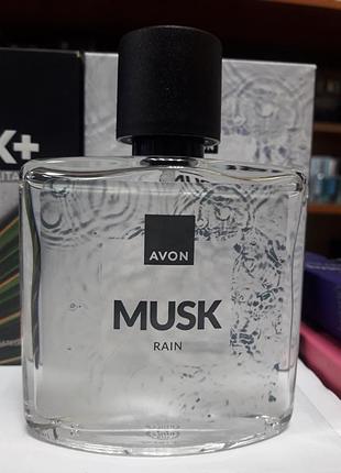 Туалетна вода musk rain, 75 мл avon / ейвон маск райн муск