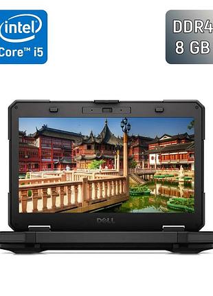 Захищений ноутбук dell latitude 14 rugged 5414 / 14" (1920x1080) ips / intel core i5-6300u (2 (4) ядра по 2.4 - 3.0 ghz) / 8 gb