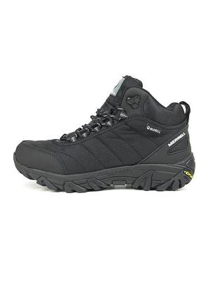 Merrell moc ll високі чорні з білим