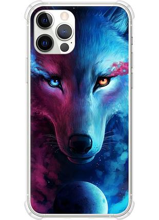 Чехол силикон с усиленными углами на телефон iphone 12 pro арт-волк "3999sp-2052-58250"