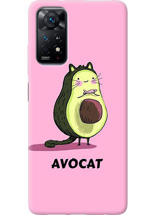 Чехол силиконовый на телефон xiaomi redmi note 11 avocat "4270u-2516-58250"